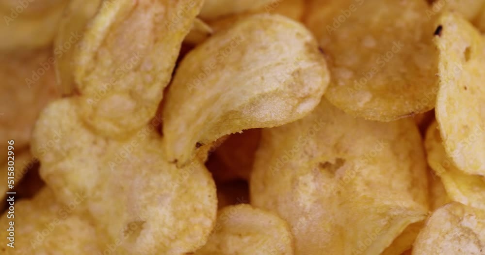 crispy potato chips fried together with spices crispy potato chips fried together with spices