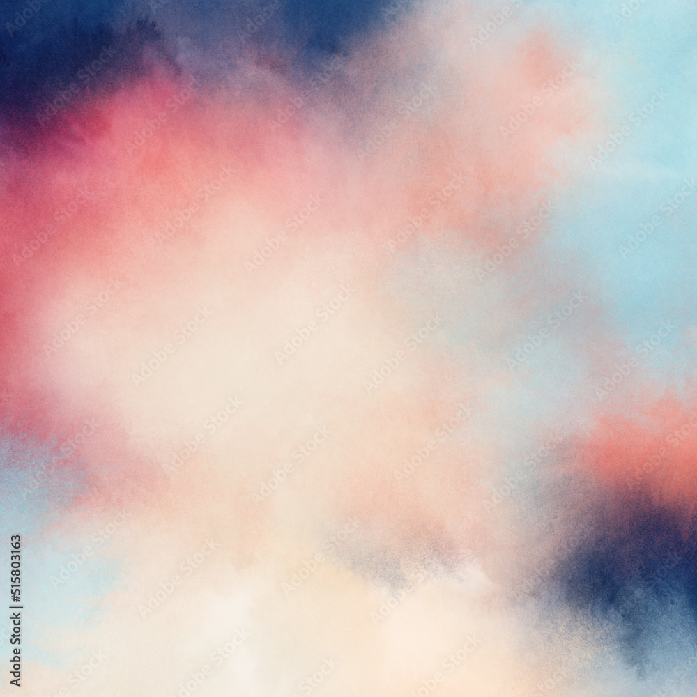 Beautiful watercolour background. Versatile artistic image for creative design projects: posters, banners, cards, magazines, covers, prints, wallpapers. Trendy art style.