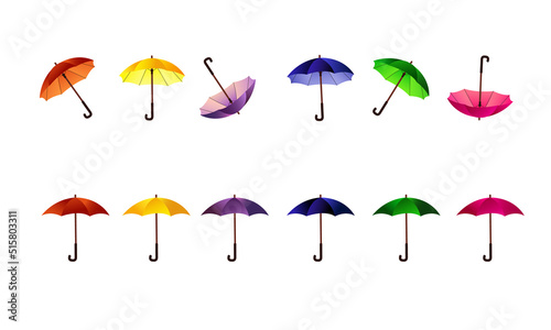 fun umbrellas single in different colors