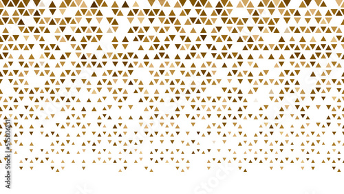 Geometric seamless pattern with triangles. Abstract mosaic texture for covers and banners. Universal periodic background with random triangles pattern.
