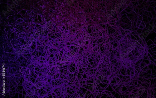 Dark Purple vector template with chaotic shapes. © smaria2015
