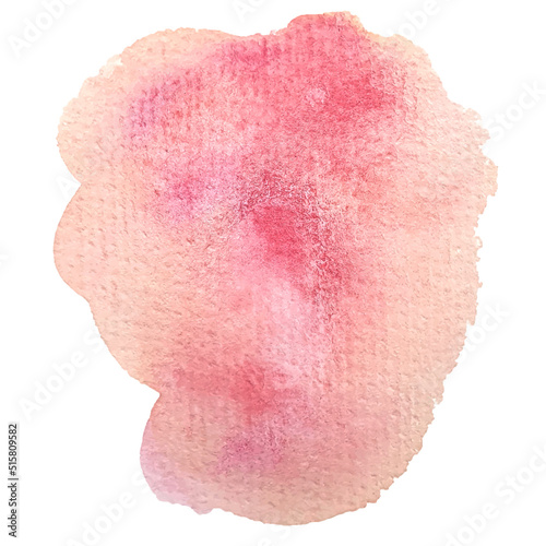 Rosa Watercolor Farbklecks