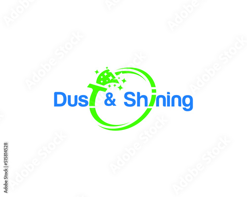 Housekeeping cleaning services logo design template