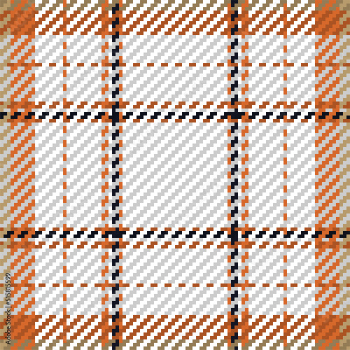 Seamless pattern of scottish tartan plaid. Repeatable background with check fabric texture. Vector backdrop striped textile print.