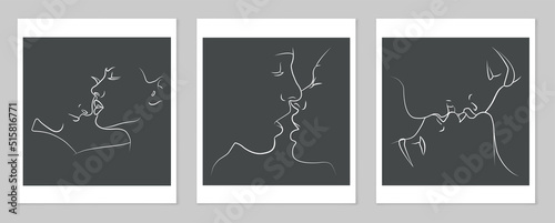 Abstraction. A set of abstract graphic collections. Modern aesthetic background with geometric shapes. Boho-style wall decor. Organic form. Composition of simple figures.