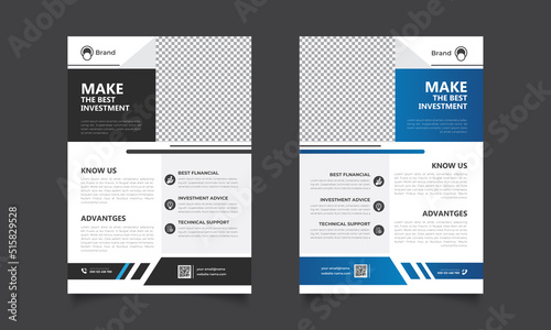 Corporate Flyer Template or modern flyer design