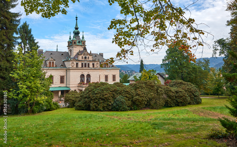 View on Velke Brezhno castle , Czech republic