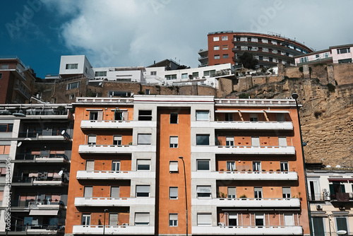 Fotografie Exterior buildings architecture on the Via Caracciolo ( Lungomare di Napoli a Me