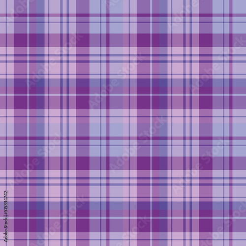 Seamless pattern in lovely violet colors for plaid, fabric, textile, clothes, tablecloth and other things. Vector image.