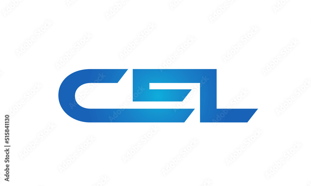 Connected CEL Letters logo Design Linked Chain logo Concept Connected CEL Letters logo Design Linked Chain logo Concept