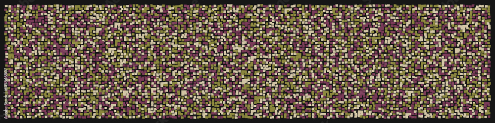 Fototapeta premium Offset Quads generative art background art illustration