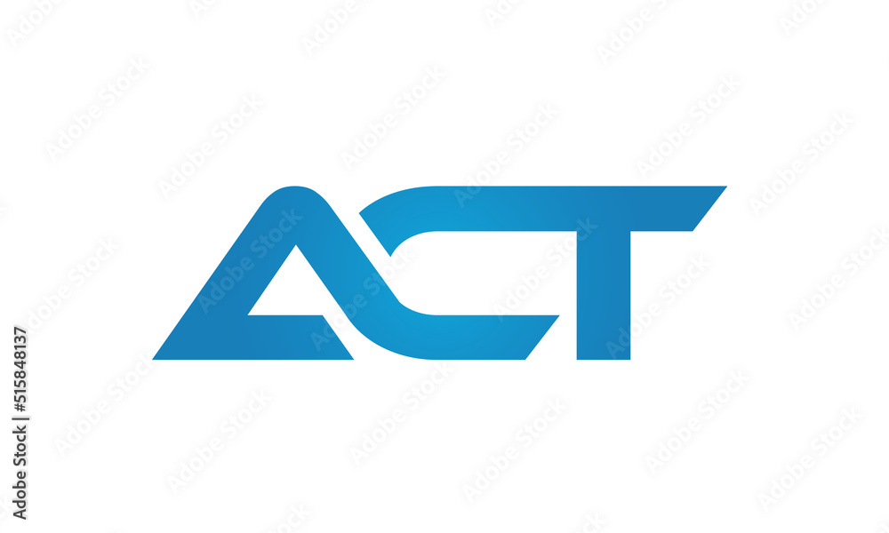 Connected ACT Letters logo Design Linked Chain logo Concept
Connected ACT Letters logo Design Linked Chain logo Concept