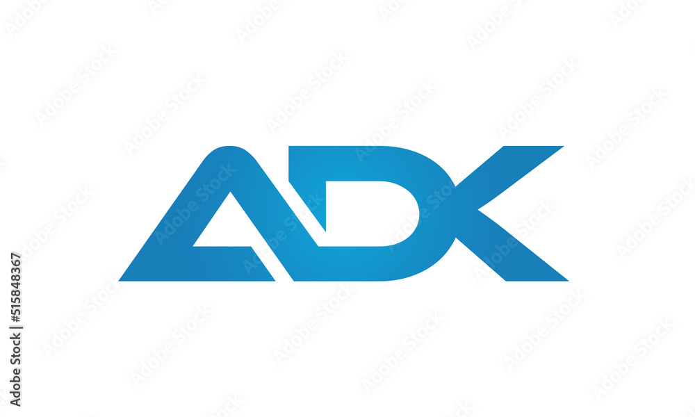 Connected ADK Letters logo Design Linked Chain logo Concept
Connected ADK Letters logo Design Linked Chain logo Concept
