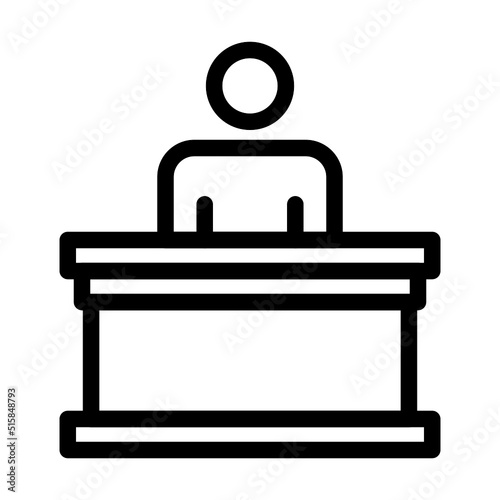 Panel of judges Icon Design