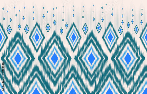 Geometric vector background with sacral tribal ethnic elements. Traditional triangles gypsy geometric forms sprites tribal themes apparel fabric tapestry print