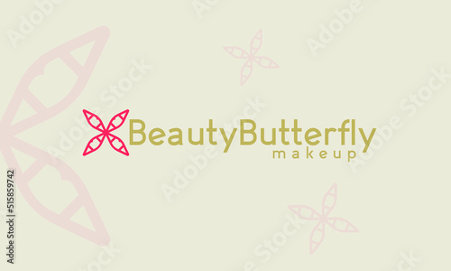 Beauty Butterfly Makeup Logo
