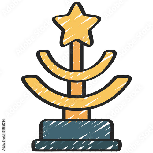 Star Levelled Award Icon