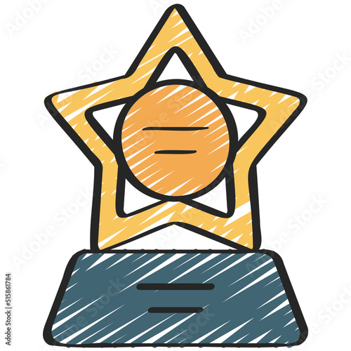 Star Outline Award Icon