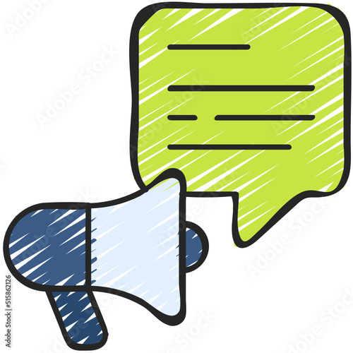 Announcing Message Icon