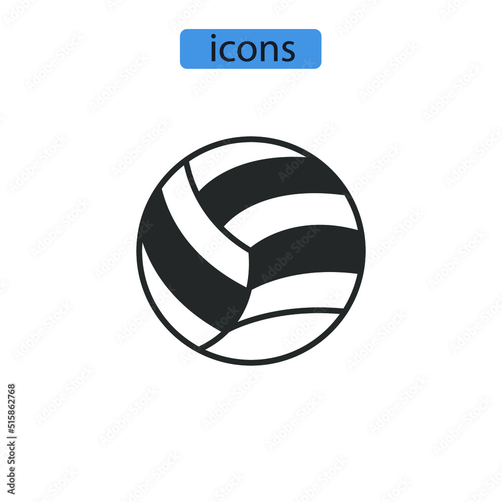 Balls icons  symbol vector elements for infographic web
