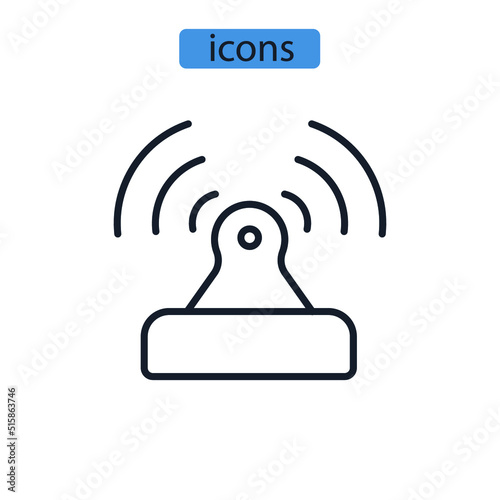 WIFI icons  symbol vector elements for infographic web