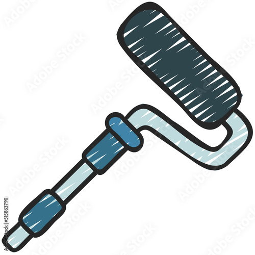 Telescopic Roller Icon