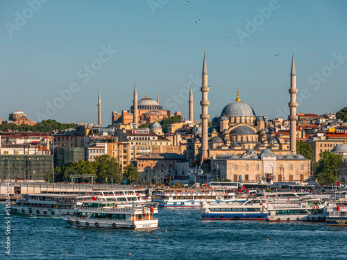 Cityscape view from Istanbul. Istanbul Turkey 05.07.2022