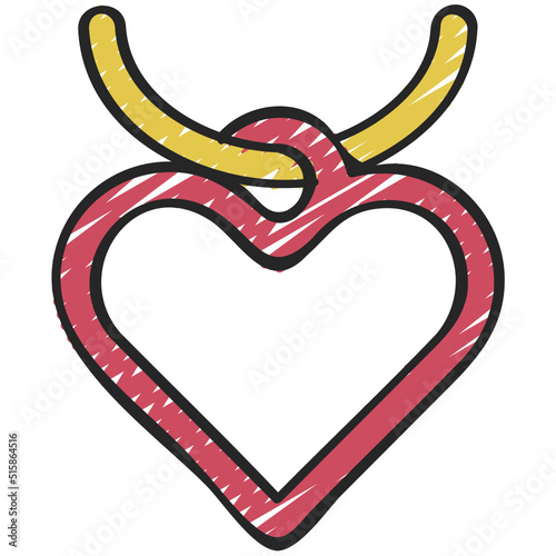 Heart Necklace Icon