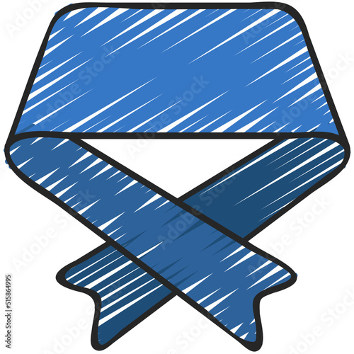 Folded Ribbon Icon