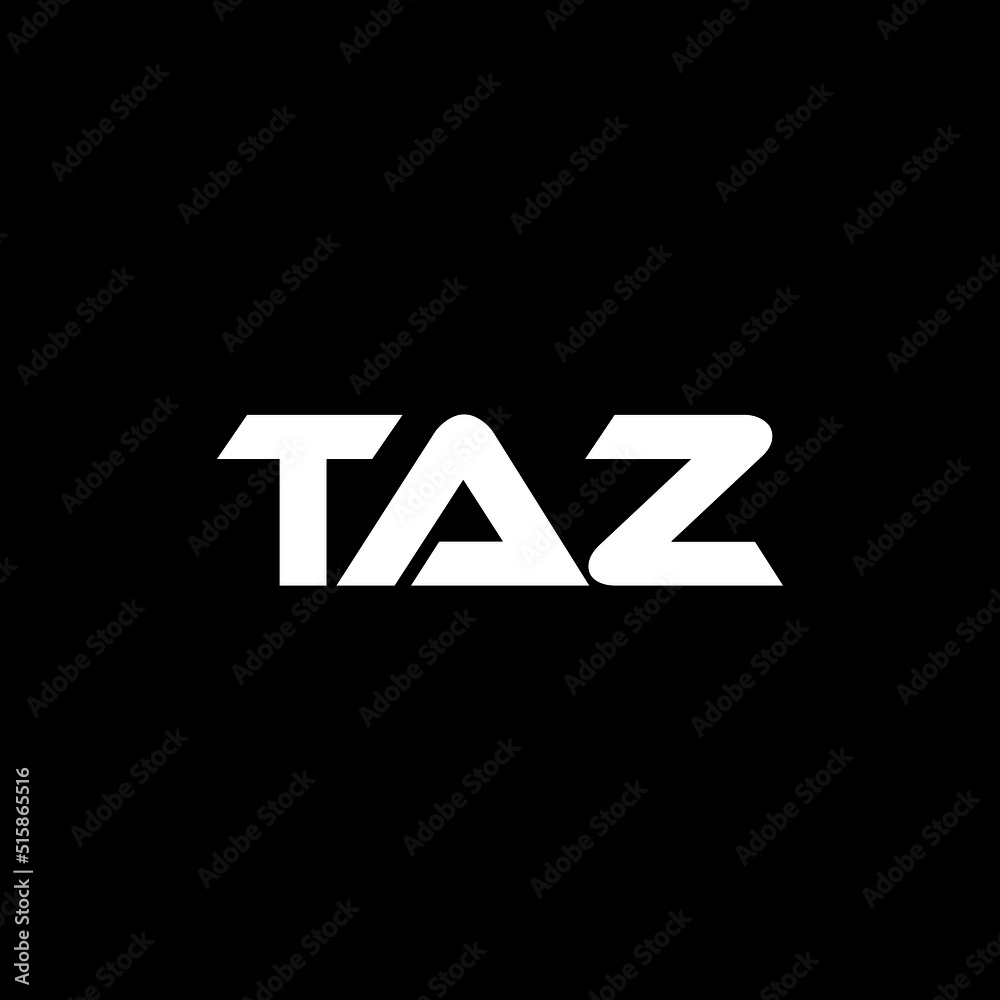 TAZ letter logo design with black background in illustrator, vector logo modern alphabet font overlap style. calligraphy designs for logo, Poster, Invitation, etc. TAZ letter logo design with black background in illustrator, vector logo modern alphabet font overlap style. calligraphy designs for logo, Poster, Invitation, etc.