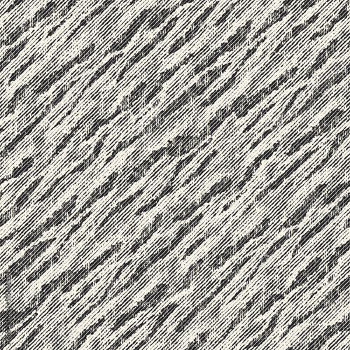 Monochrome Burlap Textured Camouflage Pattern