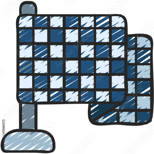 Finish Line Flag Icon