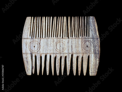 ancient wooden comb