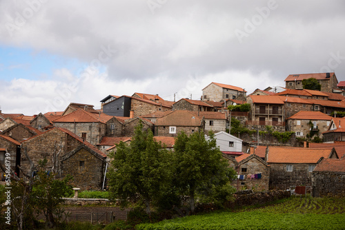 Panoramic view of Pitoes das Júnias, a village in the north of Portugal.