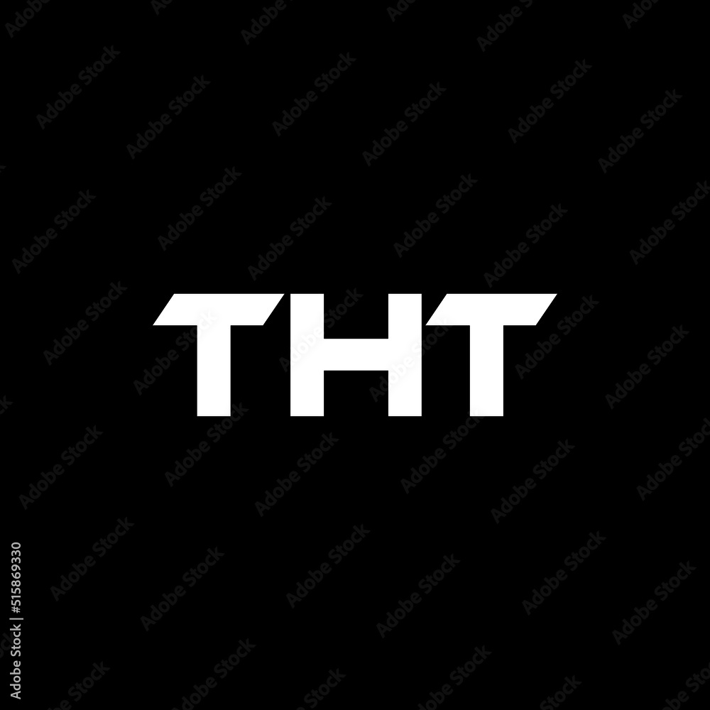 THT letter logo design with black background in illustrator, vector logo modern alphabet font overlap style. calligraphy designs for logo, Poster, Invitation, etc. THT letter logo design with black background in illustrator, vector logo modern alphabet font overlap style. calligraphy designs for logo, Poster, Invitation, etc.