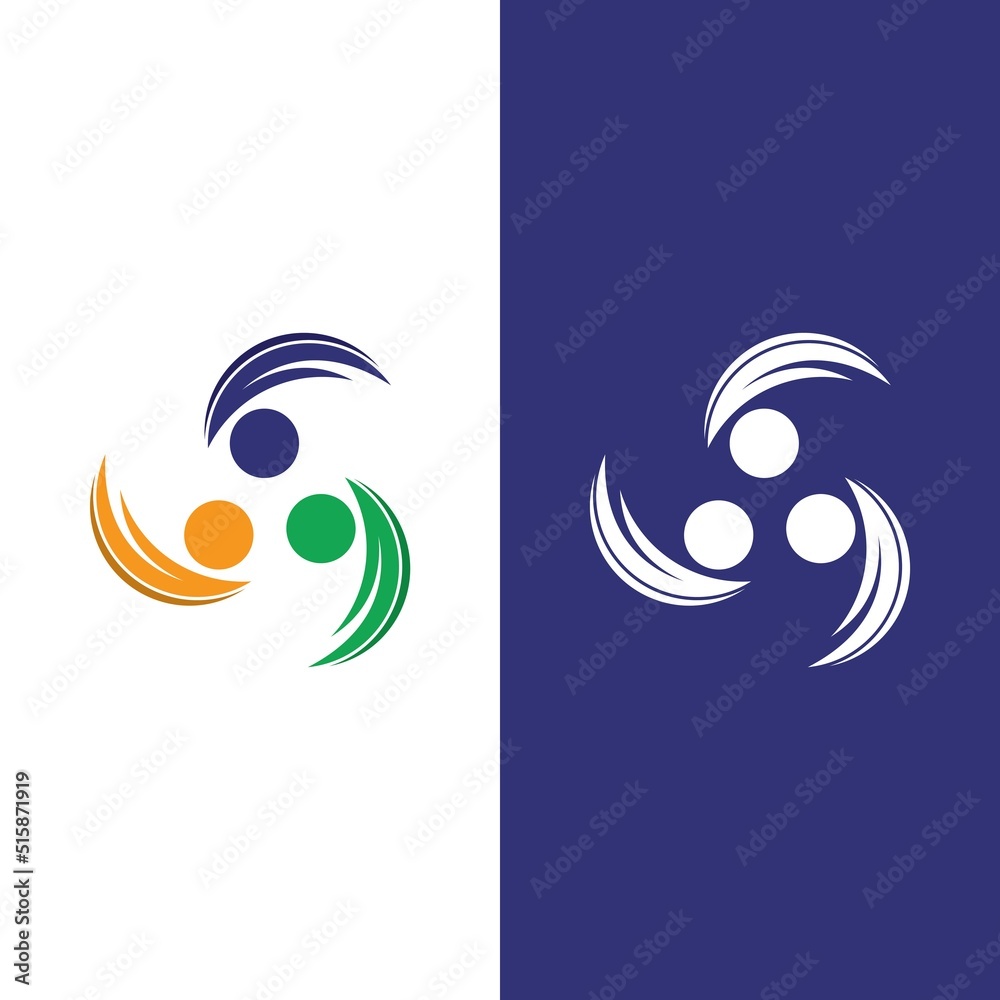 Fototapeta premium Community, network and social icon