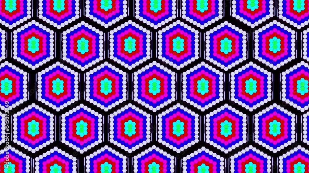 Neon Lights II, Animation.3840×2160.12 Second Long.LOOP.