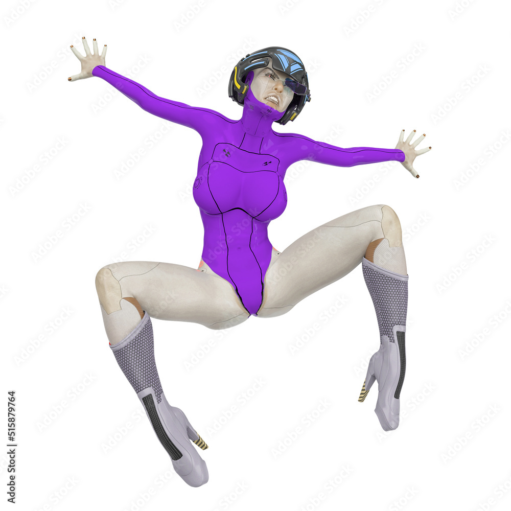 super cyborg girl spider attack super cyborg girl spider attack