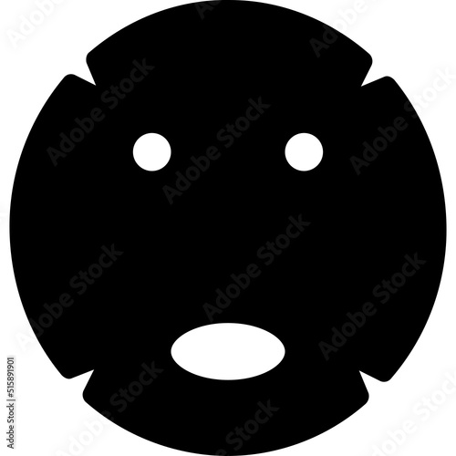 sheet mask glyph icon