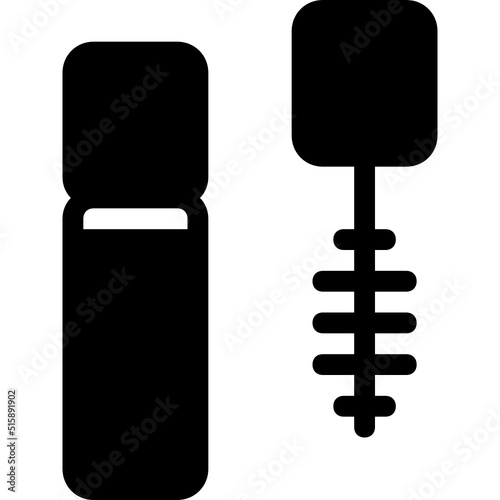 mascara eyelashes glyph icon