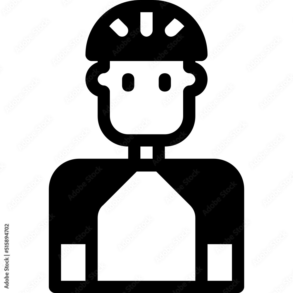 cycling glyph icon