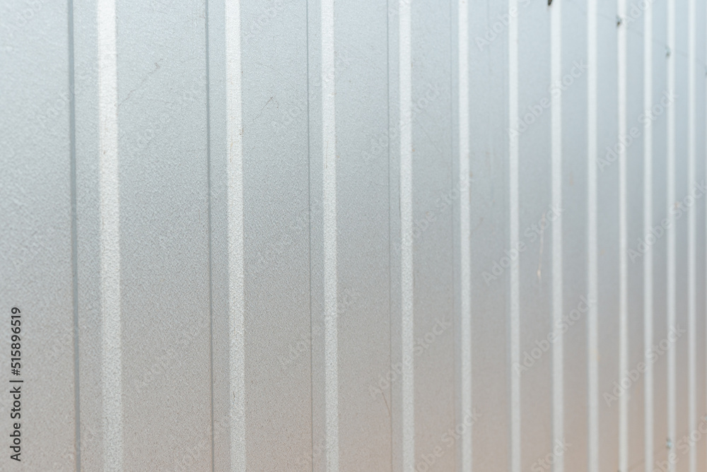 Zinc striped wall background, Zinc metal sheets texture background.
