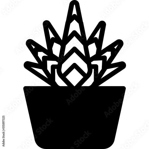 Cactus glyph icon