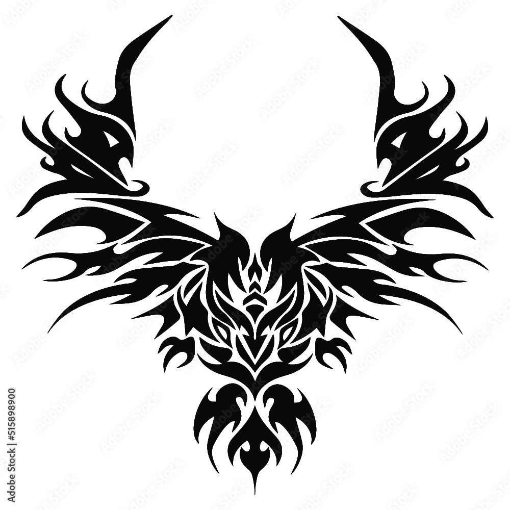Obraz premium tribal phoenix
