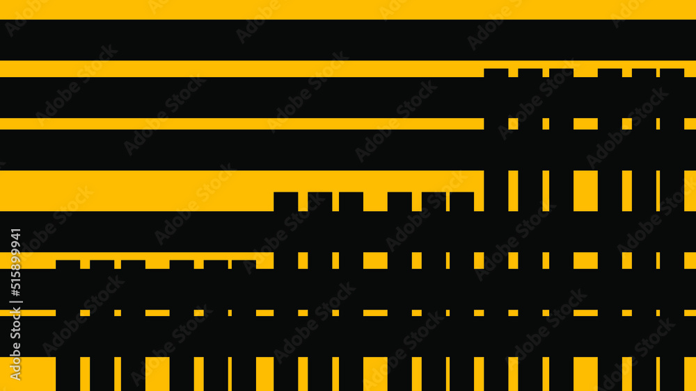 Abstract black and yellow stripes background. Vector illustration ...
