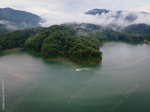 A Cloudy Summer Day at Watauga Lake in Northeast Tennessee photo