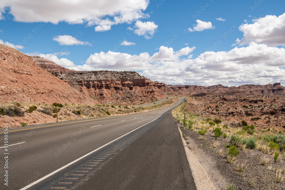 road in the desert road in the desert