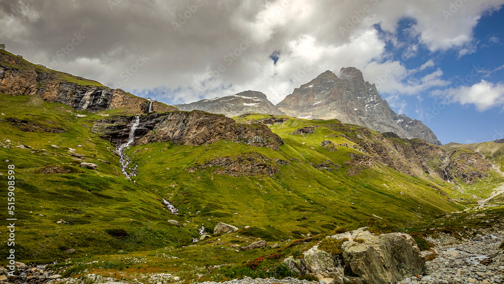 Das Matterhorn von Italien aus gesehen