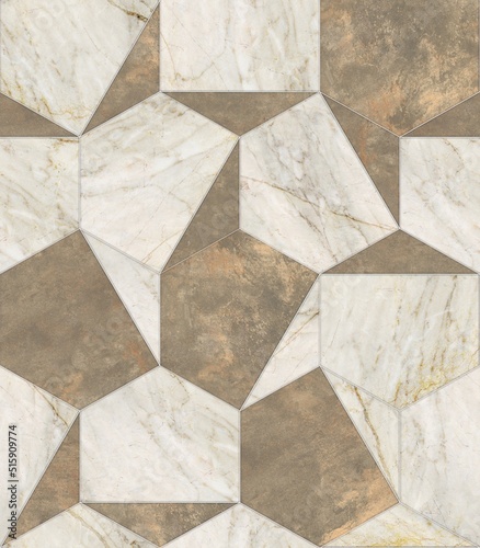 Cement Tile Floor. Marble Tile. Marble Pattern Texture Used For Interior Exterior Ceramic Wall Tiles And Floor Tiles. Hexagon tiles.