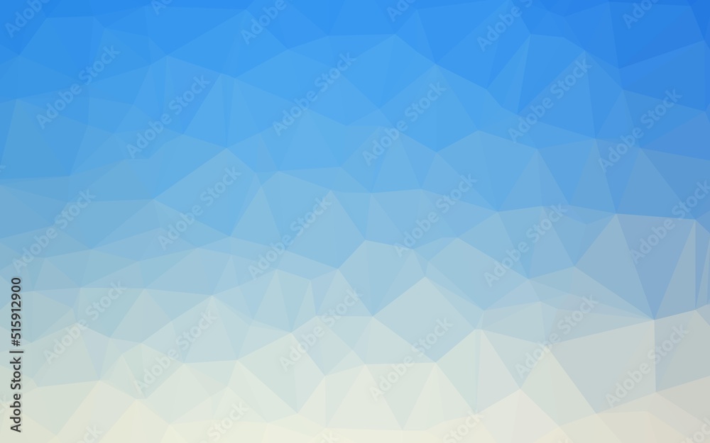 Light BLUE vector triangle mosaic texture.